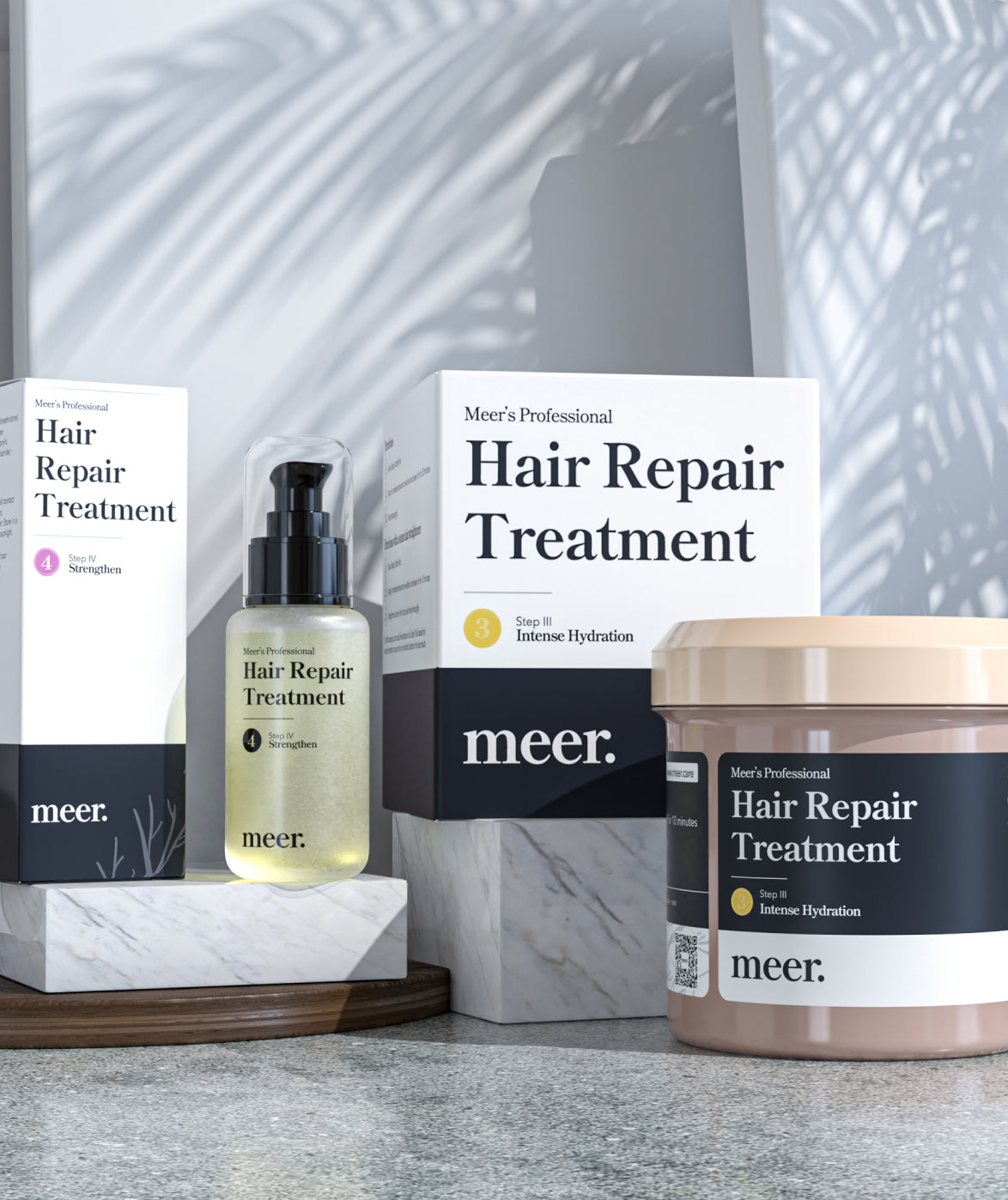 meer. Nachpflege-Set (Maske 500ml und Öl-Serum 50ml)